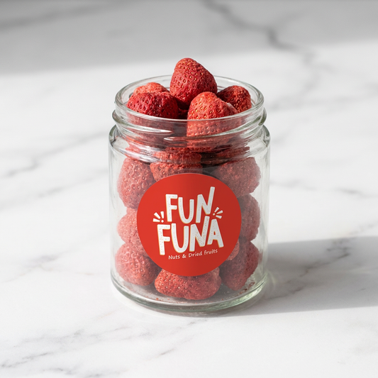 فراولة مجففة بالتبريد مستوردة