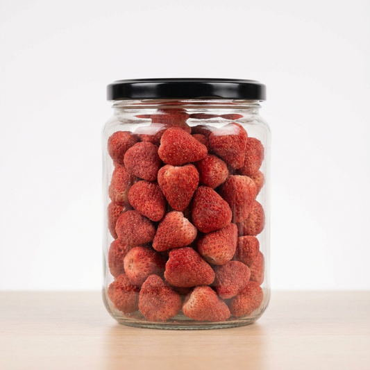 فراولة مجففة بالتبريد مستوردة