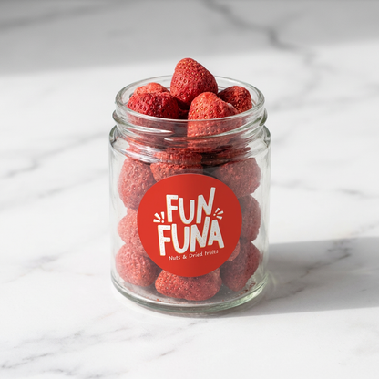 فراولة مجففة بالتبريد مستوردة