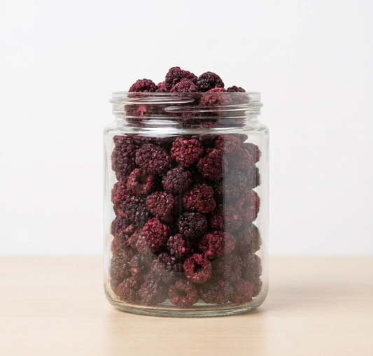 توت مقرمش مجفف بالتبريد